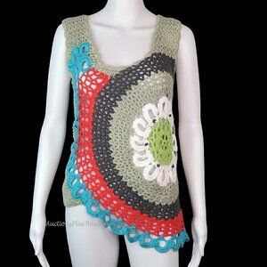 Pure Handknit Fresh Produce Asymmetrical Sweater